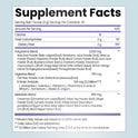 Supplement Facts for Flat Tummy Tea. Serving size 1 scoop (4 g), 30 per container. Each serving: 10 calories, 2g carbs, 2g fiber. Contains a 2,000 mg Polyphenol Blend (Beet Root, Strawberry, Hibiscus, Raspberry, Black Currant, Acai, Blueberry, Cranberry, Grape Seed, African Mango, Pomegranate), Digestive Blend (700 mg), 9-Strain Probiotic (100 mg, 3.2 Billion CFU), and Metabolic Blend (400 mg: Cinnamon, Green Tea, Ginger, Turmeric, Shilajit, Bitter Melon, Black Pepper).